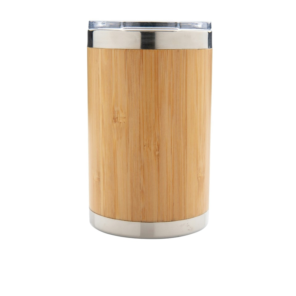 image 1 of XD Collection Coffee To Go Bamboo 270ml Tumbler - Brown - One Size