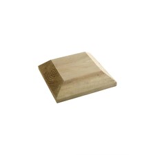 Snowdon Timber Treated Fence Post Cap (T) 27mm (W) 115mm - Pack of 2