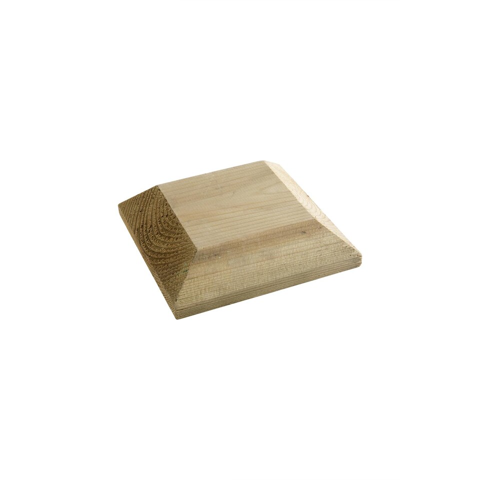 image 1 of Snowdon Timber Treated Fence Post Cap (T) 27mm (W) 115mm - Pack of 2