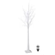 image 10 of 1.8m (6ft) Outdoor Christmas Light Up White Birch Tree with 80 Multicoloured LEDs