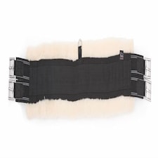Shires Fleece Lined Girth Black | 54 Inch