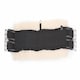 image 1 of Shires Fleece Lined Girth Black | 54 Inch
