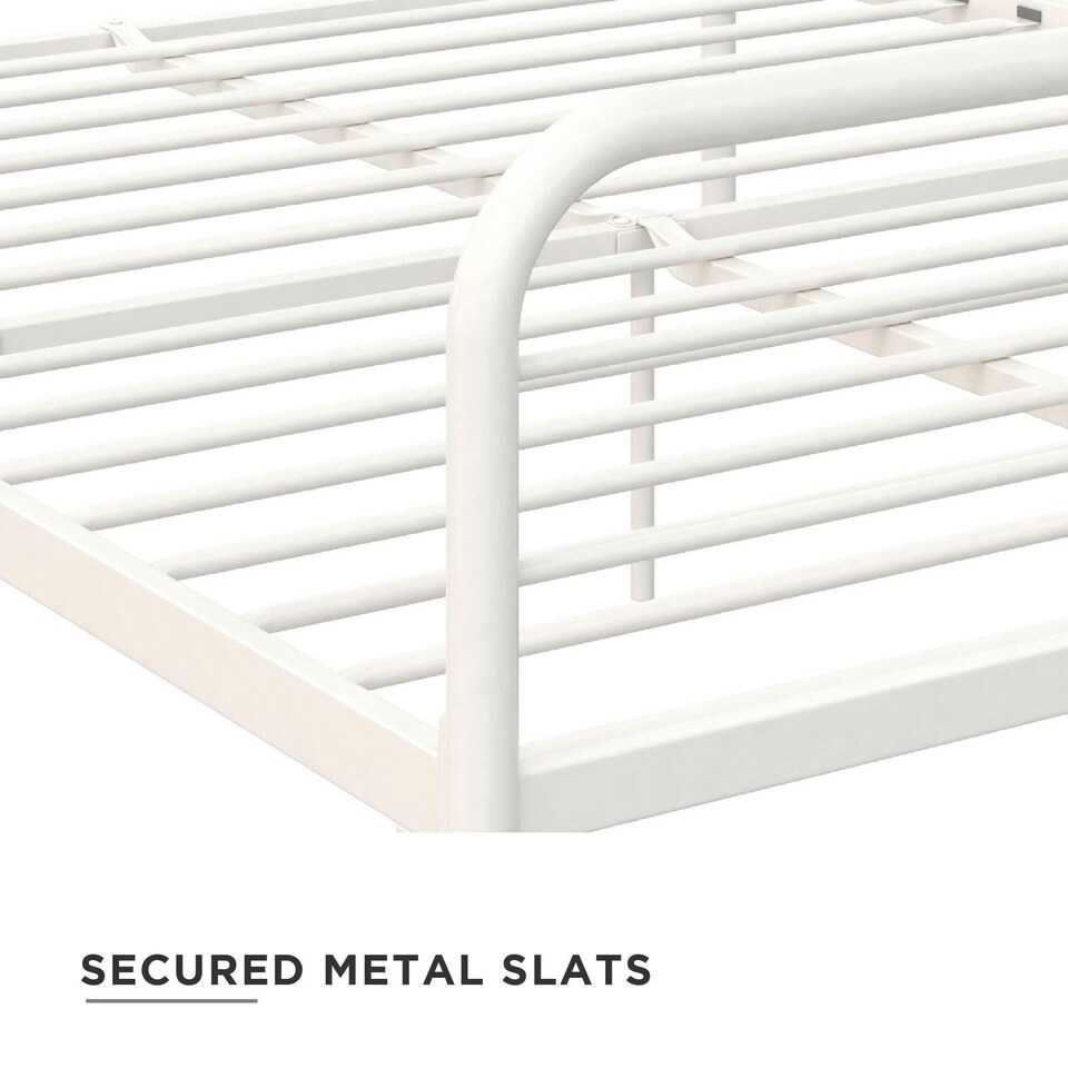 image 1 of Millie Metal Bed White, King Size