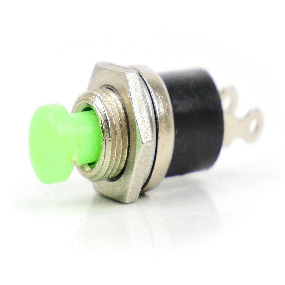 image 1 of Gaugemaster Electric Green Push to Make Switches (5)