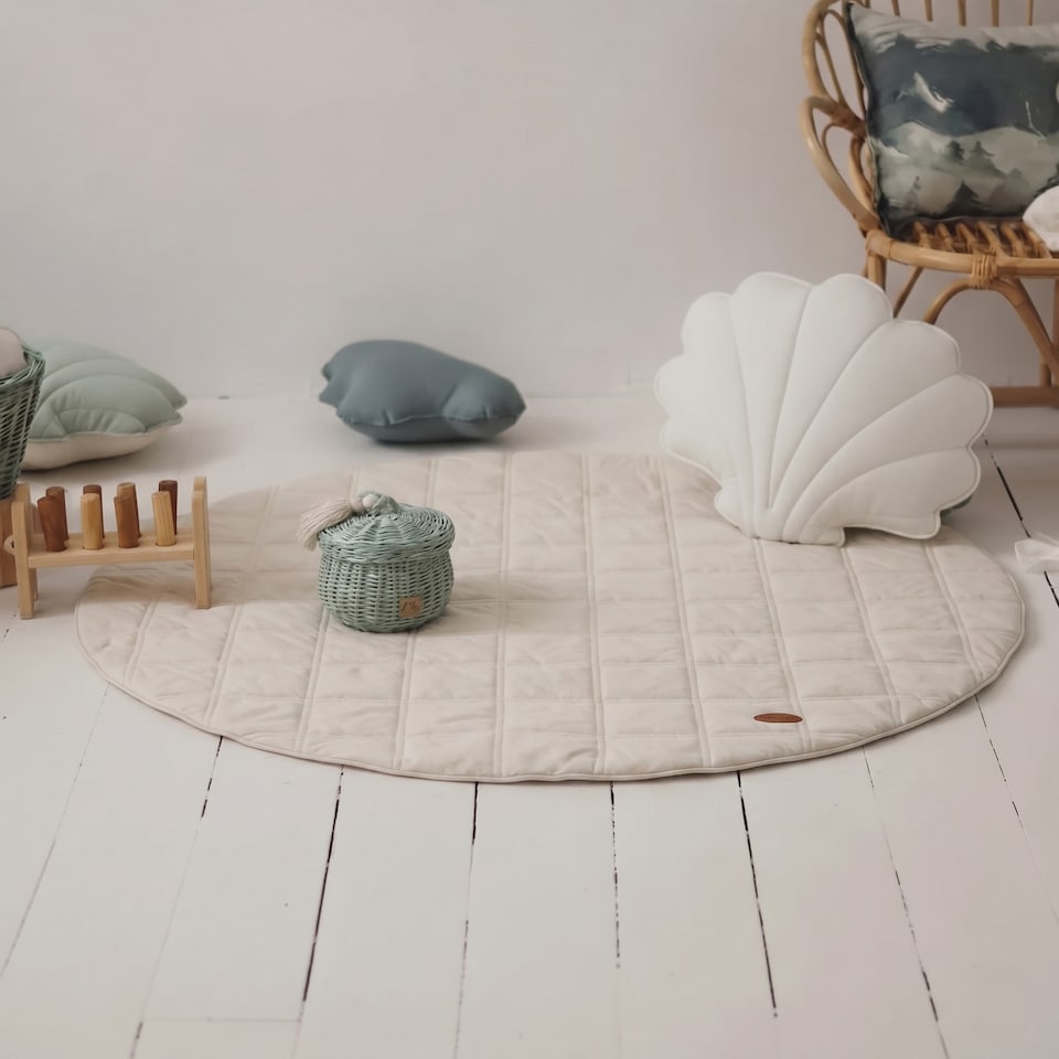 image 1 of MiniDream Round Play Mat 100CM - 100% Cotton