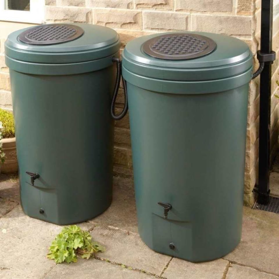 image 1 of Harcostar 700 Litre Magnum Water Butt Double Kit | Green | 700 Litre