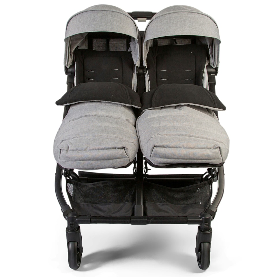image 1 of Red Kite Push Me Dubl Twin Stroller Grey
