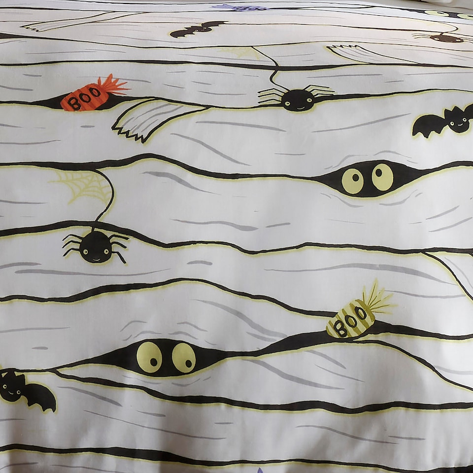 image 1 of Bedlam Mummy Duvet Cover Set White