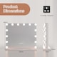 image 2 of COSTWAY Vanity Mirror Hollywood Makeup Mirror Lighted Vanity Mirror