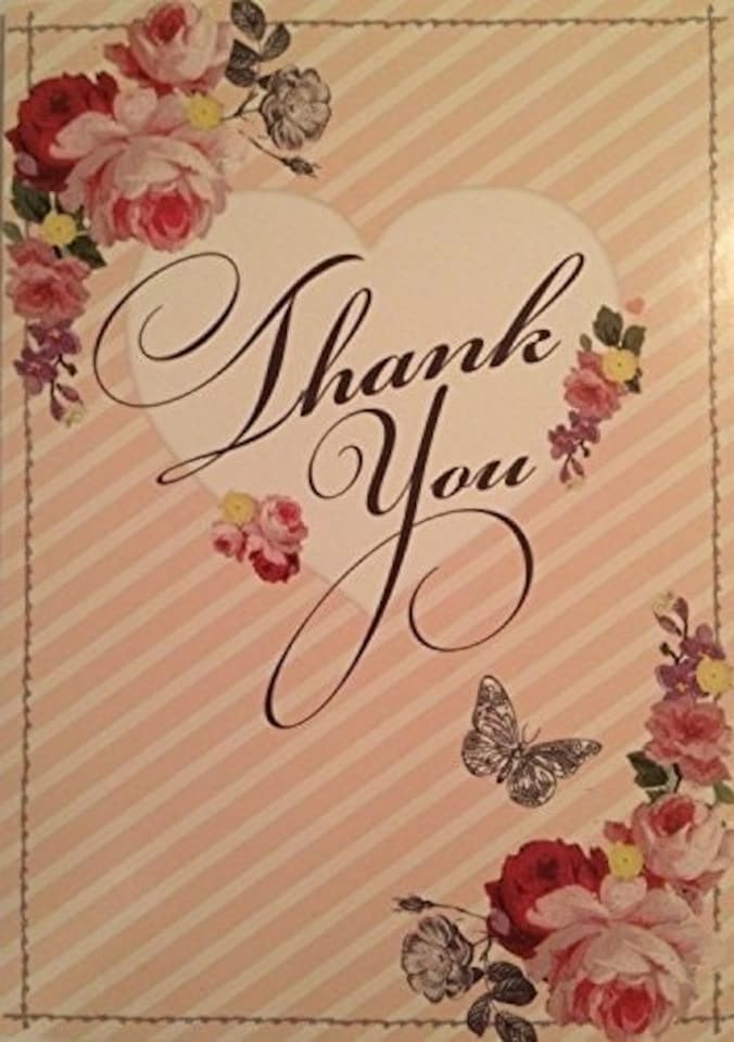 image 1 of Wedding Thank you Cards 8 Pack -Loves Birds Range Cards