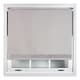 image 1 of FURNISHED Thermal Blackout Roller Blinds with Glitter Edge - (W)55cm x (L)210cm | Grey | Grey | (W) 55cm x (L) 210cm