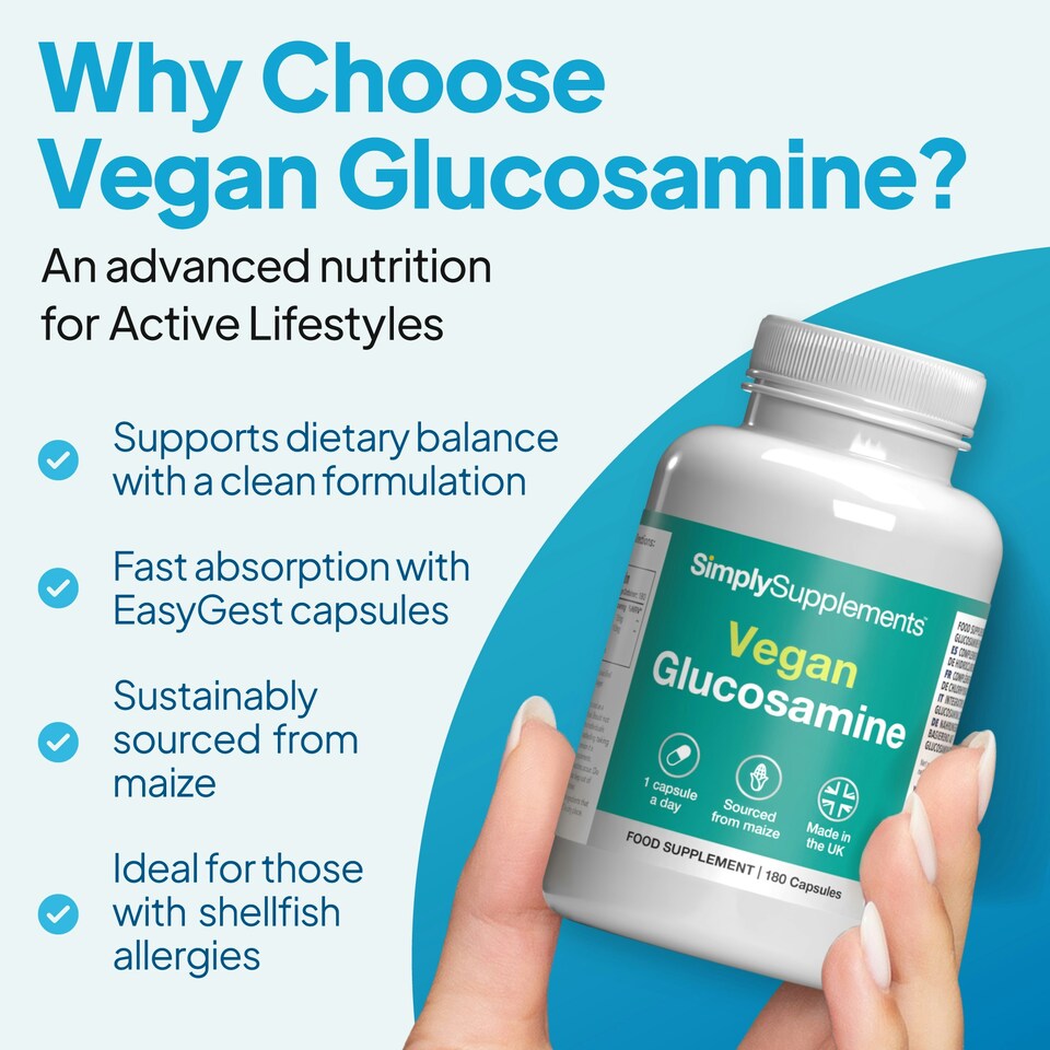 image 1 of Vegan Glucosamine - 180 Capsules