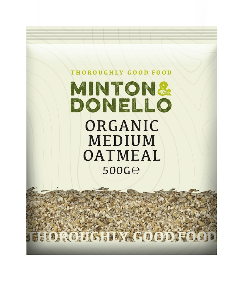 image 1 of Minton & Donello Organic Medium Oatmeal 6 x 500g | Multi
