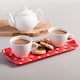 image 5 of Melamine Dotty Sandwich Tray Blue