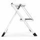 image 3 of Folding Portable 2 Step Stool Non Slip Tread Safety Steel Stepladder | White