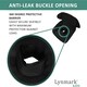 image 4 of Lynmark® Potty Training Car Seat Protector Cover for Spills, Nappy Leaks, and Accidents Black | 1 pack