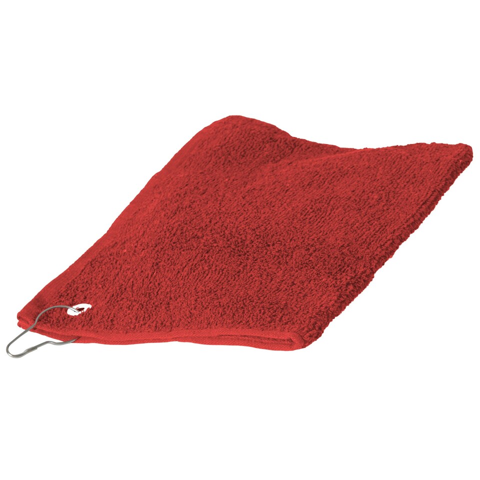 Towel City Luxury Range 550 GSM - Sports Golf Towel (30 X 50 CM) - Red - One Size