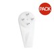image 1 of X Hardwall Hanging Hooks (Pack of 3) - White - M