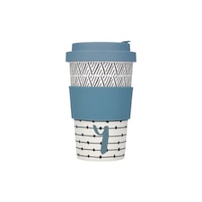 KitchenCraft 410ml Bamboo A to Z Letter "Y" Reuseable Mug | Multi