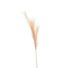 Hill Interiors Pampas Grass Artificial Flower - Taupe - 120cm x 30cm x 30cm