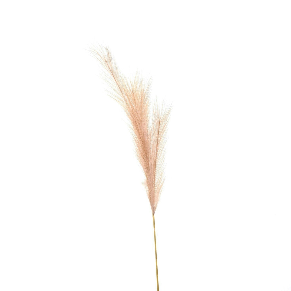 Hill Interiors Pampas Grass Artificial Flower - Taupe - 120cm x 30cm x 30cm