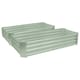 image 1 of Harbour Housewares Raised Garden Beds - 2x Green Rectangular Bottomless Metal Raised Galvanised Steel Planter Box 180 x 90cm