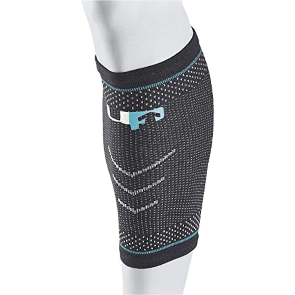 image 1 of Ultimate Performance Ultimate Compression Elastic Calf And Shin Support, Medium, Black/Blue