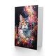 image 2 of Norwegian Forest Lover Pet Portrait Blank Art Card