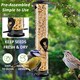 image 4 of Large Hanging Garden Bird Seed Feeder for Garden Song Wild Birds