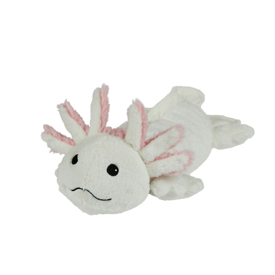 image 1 of Warmies Plush Axolotl Microwavable Weighted Teddy