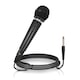image 1 of Soundlab Dynamic Vocal Microphone With Fixed 3m 6.35mm Jack Lead Black