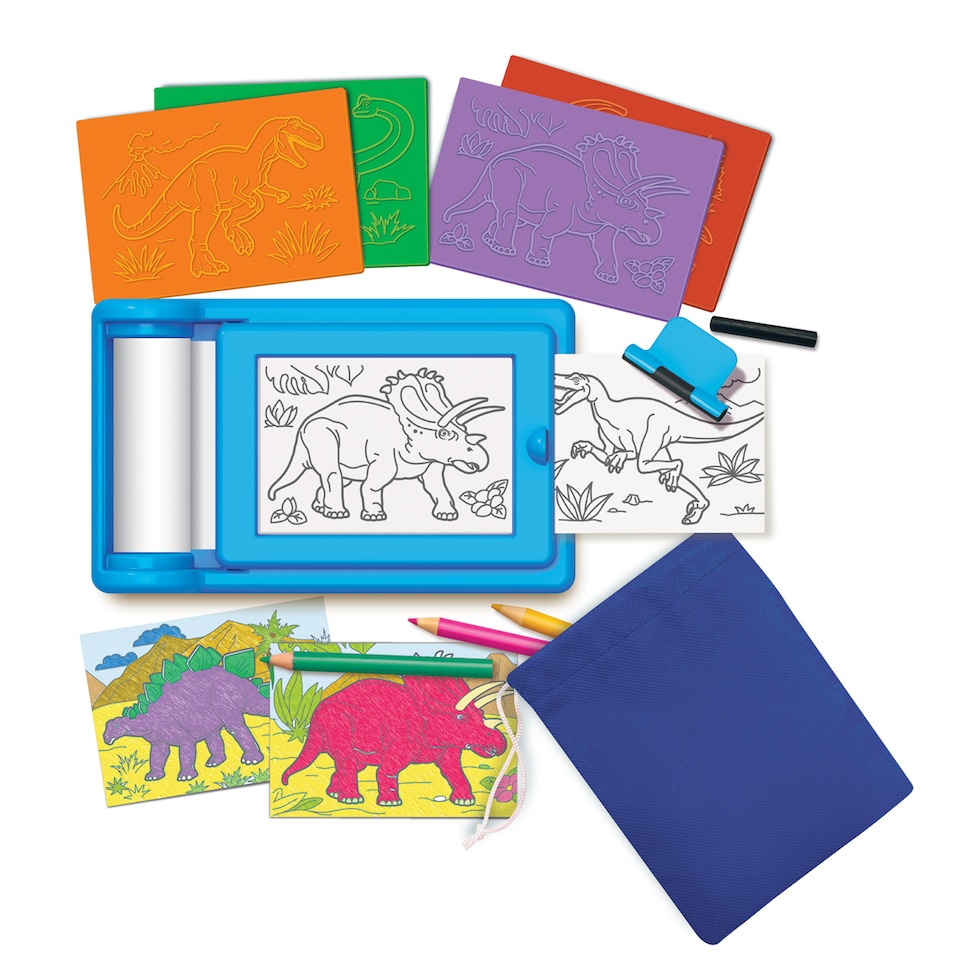 image 1 of KidzMaker - Dinosaur Rub Art Studio