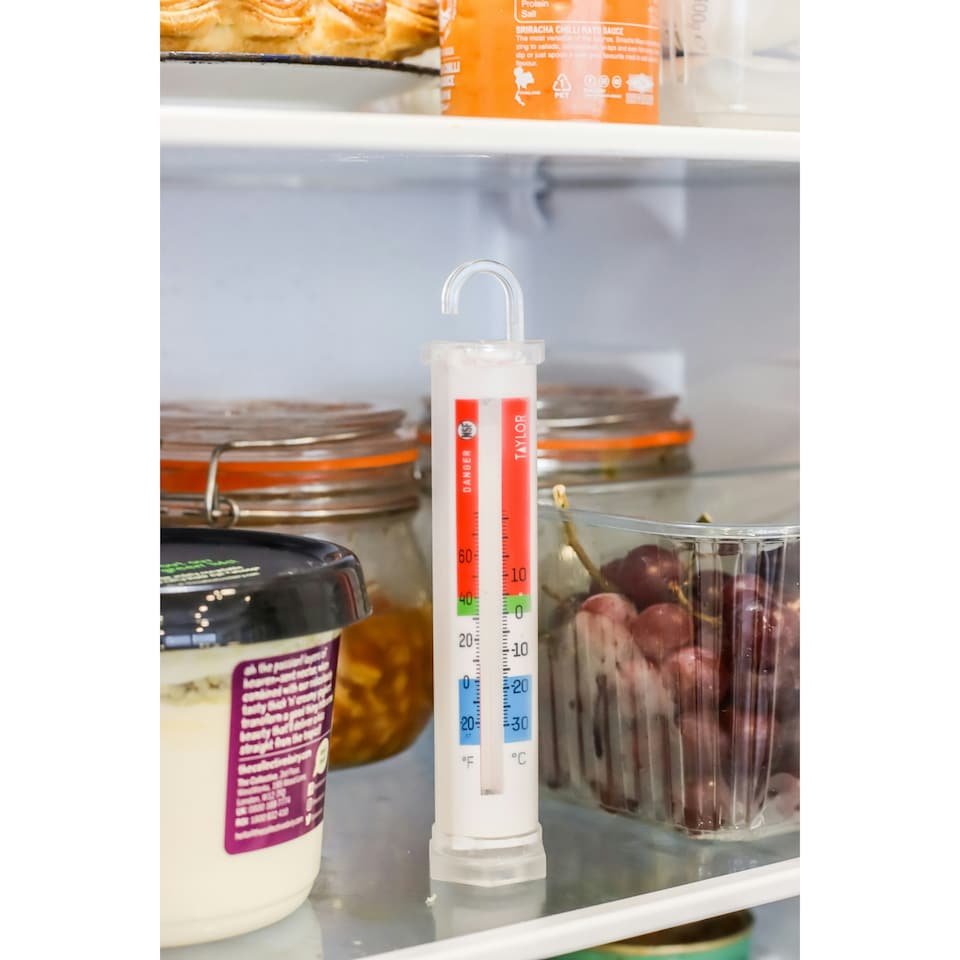 image 1 of Taylor Fridge Freezer Thermometer Clear Glycol