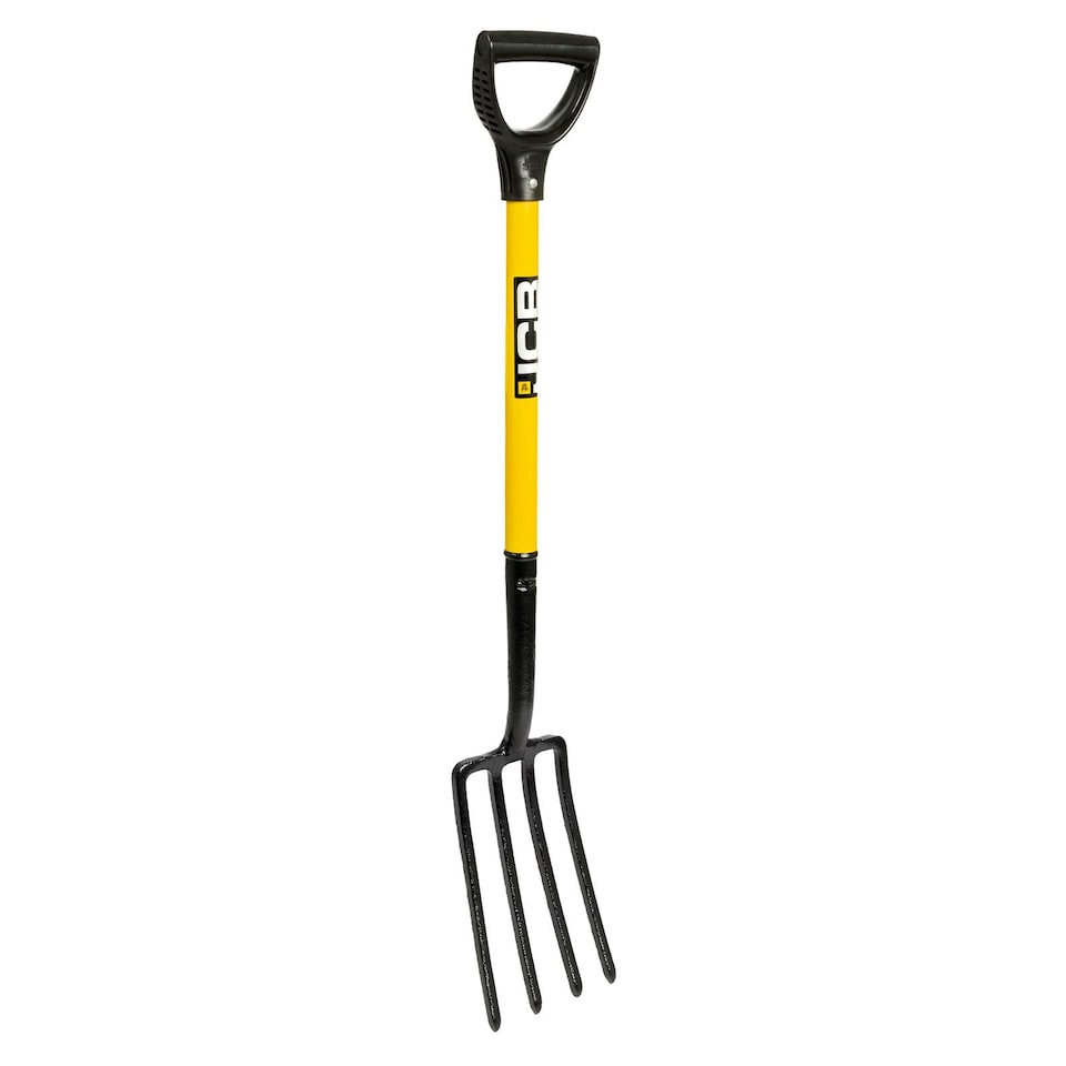 image 1 of JCB Professional Border Fork High Carbon Steel 4 Prong Head