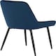 image 9 of Quebec Straight Edge Dining Set with 4 Avery Chairs Blue | Sapphire Blue