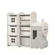 image 1 of Living and HomeTrain-Shaped Toy Storage Rack with Drawers - 96*33*85cm