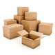 image 1 of 50 x Packing Shipping Mailing Large Single Wall 18 x 12 x 3" (457x305x76mm) Postal Cardboard Boxes Brown