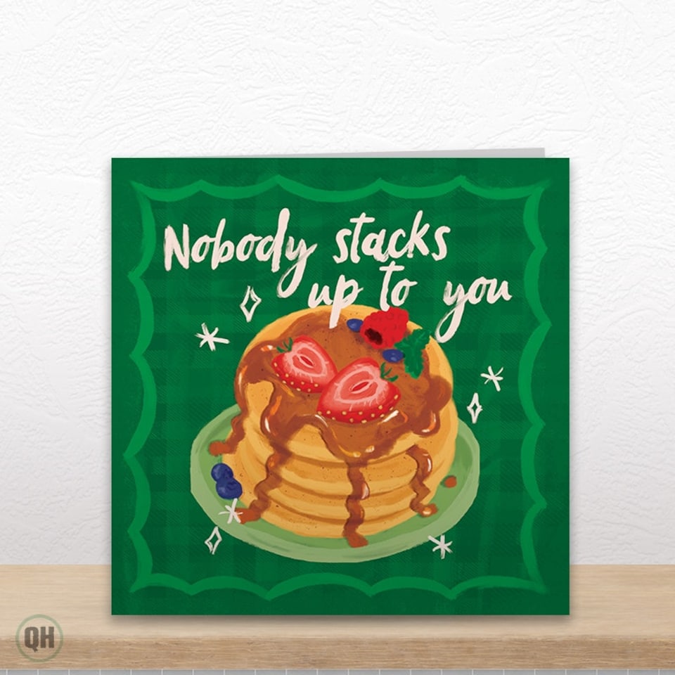 image 1 of Nobody Stacks Up To You - Cute Greetings Card
