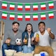 image 3 of Italy Flag Rectangle Party Bunting 10m with 20 Flags