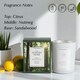 image 2 of Ashleigh & Burwood Citrus & Sandalwood Scented Jar Candle 170g White