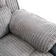image 5 of Postana 2 Seater Electric High Back Jumbo Cord Fabric Recliner Sofa (Grey)