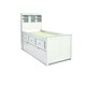 image 1 of Veera White Guest Bed With Drawers No Trundle And Clay Orthopaedic Mattress