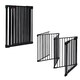 image 8 of COSTWAY 5 Panel Fireplace Fence Room Divider Black