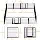 image 3 of Yaheetech 16-Panel Metal Dog Playpen, 60 × 60 cm Black