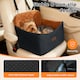 image 6 of Skylos Pet Booster Dog Car Seat Travel Carrier Bed Bag Basket Puppy | Brown | Brown