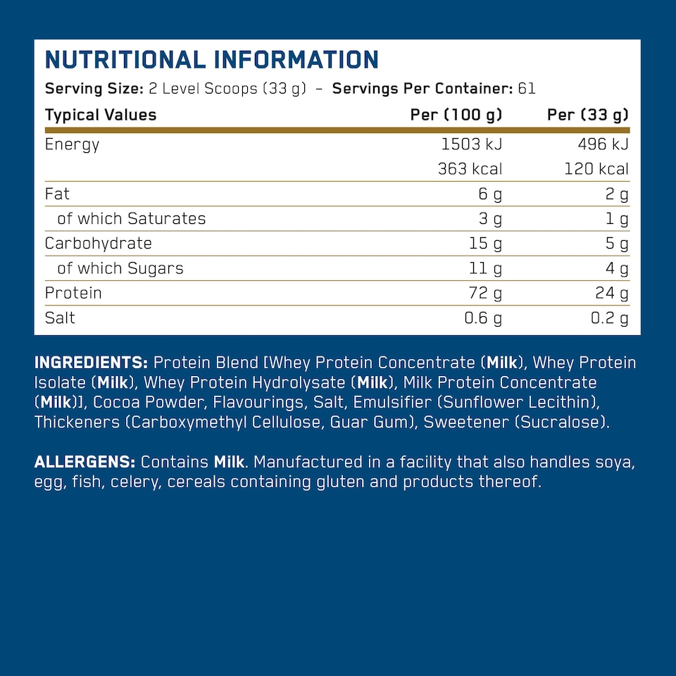 image 1 of Applied Nutrition Critical Whey Advanced Protein Powder - White Choco Hazelnut - 61 Servings