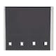 image 1 of 90cm Black Square Eyelet Edge Roller Blind