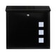 image 6 of Burg-Wachter Aire Wall Mounted Galvanised Steel Lockable Weatherproof Post Box - 37x37x11cm Silver