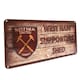 image 3 of West Ham United FC Supporters Shed Plaque - Brown - One Size