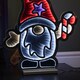 image 8 of 60cm Light up Christmas Gonk with Candy Cane Infinity Decoration with LEDs